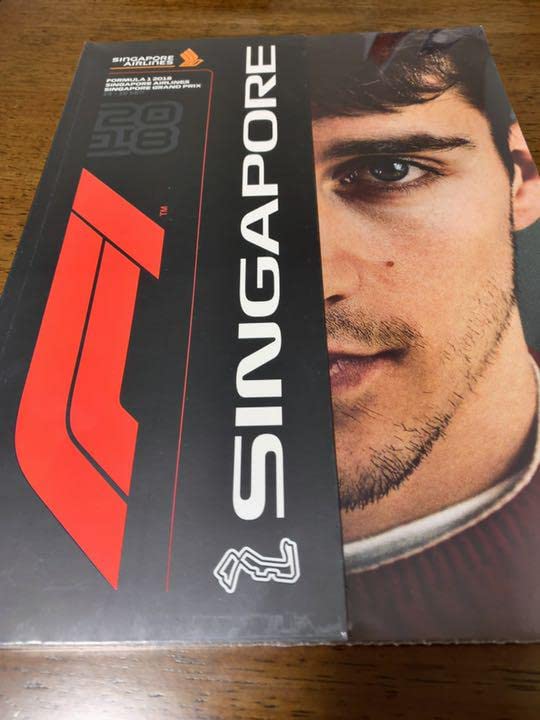 【限定】F1 2018年シンガポールGPオフィシャルプログラム　フォーミュラ1 限定】F1 2018年シンガポールGPオフィシャルプログラム