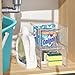 SpaceHacks 2 Pack Stackable Makeup Organizer and Storage, Acrylic Organizers，Clear Plastic Storage Drawer with Handles for Vanity, Undersink, Kitchen Cabinets, Pantry