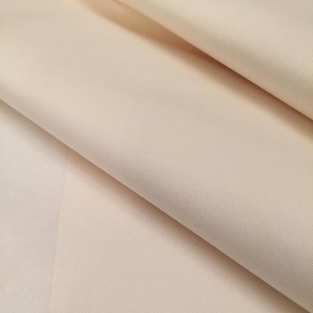 Bonded Blackout Fabric Interlining Curtain Blind 54"/140cm Wide Upholstery (Price Per Metre) (Ivory)