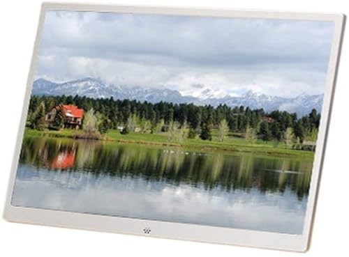MYUYEE 15-Inch Digital Photo Frame, 1280X800 Full Hd Ips Display, Ultra-Thin Pink/Silver Digital Photo Frame (Silver-15)