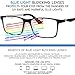 Kids Computer Glasses, Blue Light Blocking Filter-For Video Games, Tablets, Kindle Screen, Electronic Devices Protects Against Eyestrain For Boys and Girls-Black and White FrameCase Included