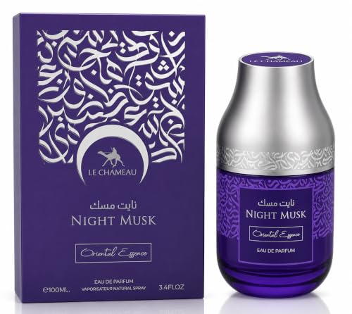Image of LE CHAMEAU Oriental Essence Eau De Parfum 100ml | Luxury Sweet Floral Gourmand Perfume | Long Lasting Unisex Fragrance | Vanilla, Coconut & Marshmallow Scent (Night M)