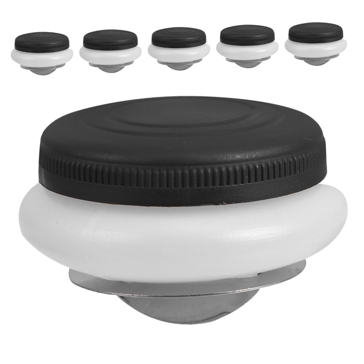 DOITOOL 6Pcs Portable Palette Cup with Secure Lid for Oil Painting Multi Functional Brush Cleaning Holder for Artists Leakproof Design for Mixing Oil Paints and Cleaning Brushes