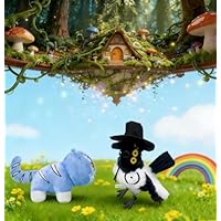 KPPZIQ 2PCS Tiger Derpy Plush Toys & Bird Sussie Plush Toys,7.8-Inch Soft Stuffed Figures, Korean Anime Style Collectible Plushies Inspired by Animated Movies, for Fans & Kids