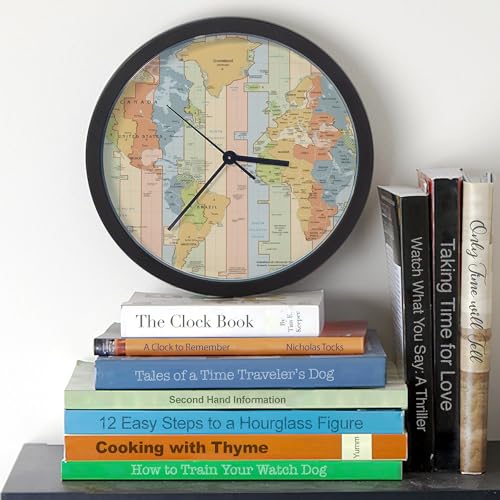 Cafe Press World Time Zone Map Clock image product image