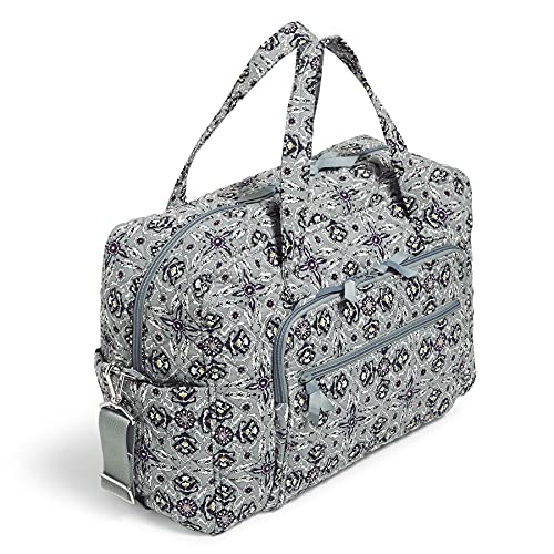 Vera-Bradley-Womens-Weekender-Travel-Bag-Plaza-Tile-Recycled-Cotton-One-Size