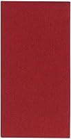 Vista 1 de Servilletas de cena de tela roja – 1/6 pliegue de 12 x 16 pulgadas, toallas desechables de un solo uso, absorbentes, suaves, elegantes, toalla