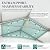 GARTOO 20' x 20' Canopy Party Tent & Carport - Heavy Duty Outdoor Wedding Gazebo with 4 Sand Bags, Event Shelter Canopy for Outdoor Event, Wedding, Birthday Party