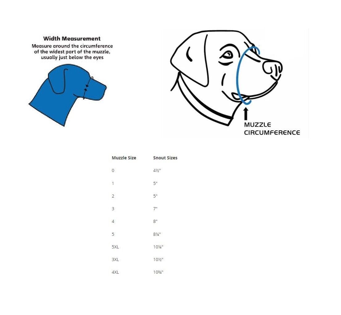 Dog or Cat Comfortably Padded Black Nylon Lined Muzzle Strong 12 (Size 5XL)