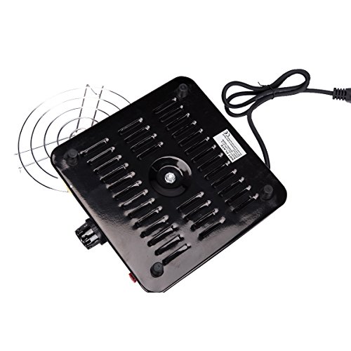 RMAN Shisha Kohleanzünder für Shisha Kohle 1000W Elektrisch Kohlegrill Heizplatte Brenner Shisha Zubehör Kokoskohle Schwarz – Bild 5