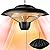 Outdoor Patio Heater, 1500W Electric Hanging Patio Heater, Ceiling Mounted Heater for Balcony, Infrared Heater for Courtyard, Garage, Patio, Overheat & Tip-Over Protection, IP34 Waterproof, Black