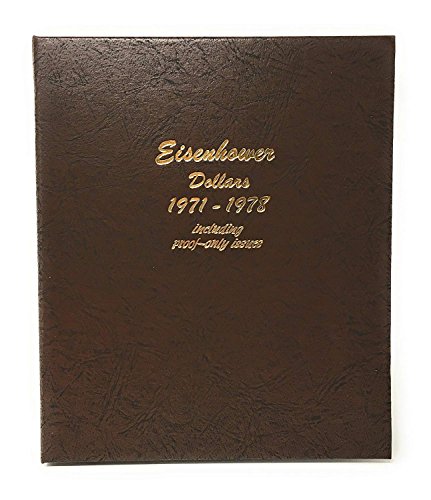 Dansco US Eisenhower Dollar Coin Album 1971 - 1978 with Proof #8176