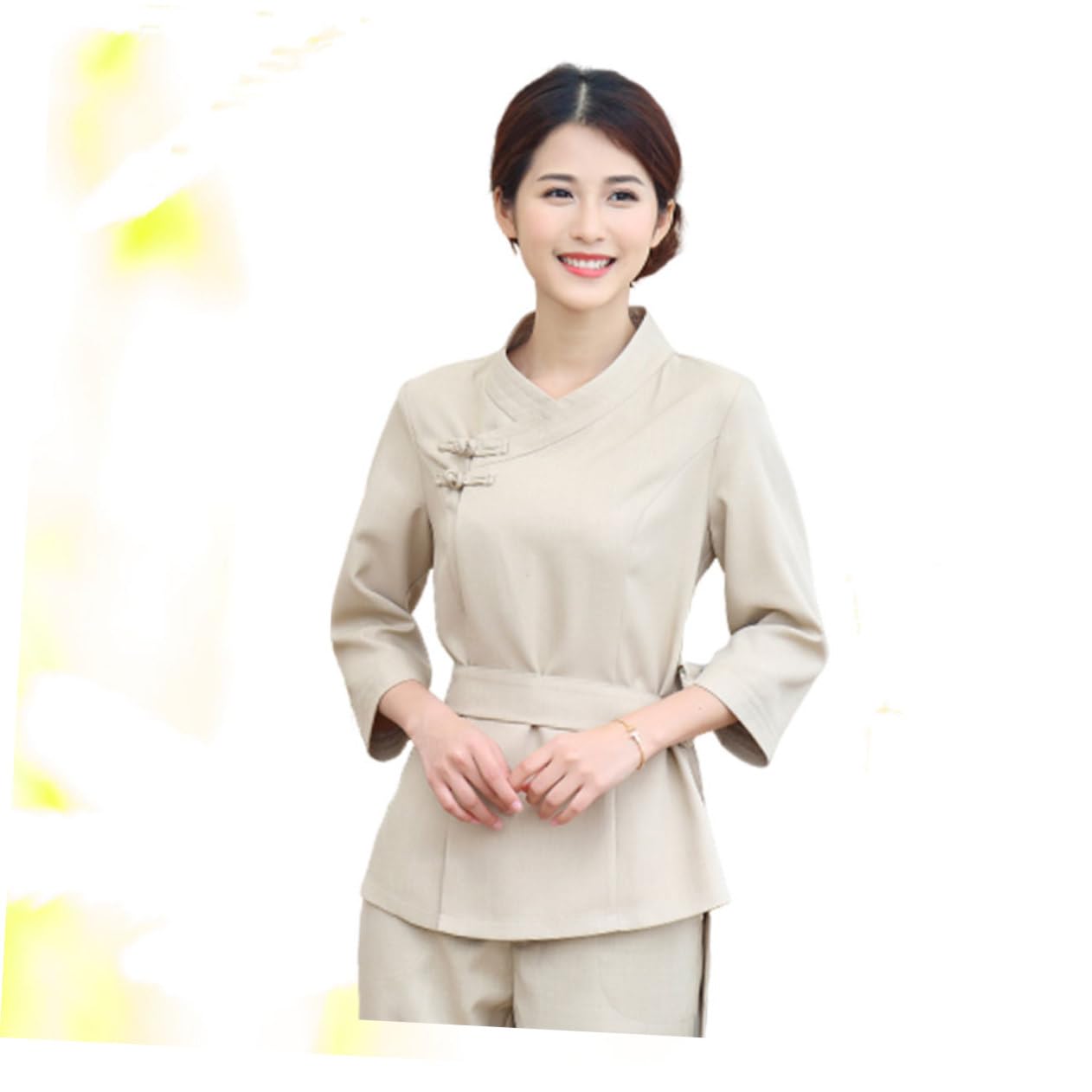 Tecnici Abbigliamento per Spa per Beige Xl e Design e Pratico