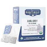 Organic Positively Tea Company, Earl Grey De La Crème Black Tea Bags, 20 Count