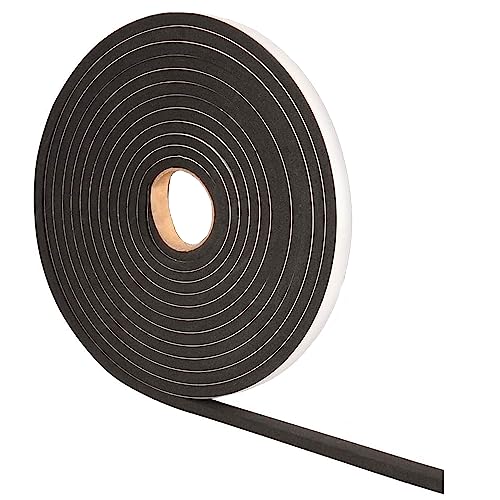 Image of CELLUX Single Side 6MM Thick High Density Self Adhesive Foam Seal Tape Weather Stripping Doors and Window Insulation Soundproofing -12mm Width5 Meter Length