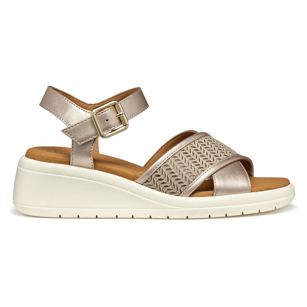Geox D Meliconia G Sandalia de cuñaMujer