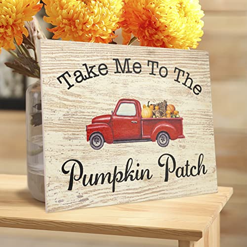 JennyGems-Fall-Decor-Take-Me-To-the-Pumpkin-Patch-Hanging-Wooden-Sign-Fall-Decorations-for-Home-Autumn-Harvest-Thanksgiving-Decor-Red-Truck-Pumpkins-Made-in-USA JennyGems Fall Decor Take Me To the Pumpkin Patch Hanging Wooden Sign Fall Decorations for Home Autumn Harvest Thanksgiving Decor Red Truck Pumpkins Made in USA