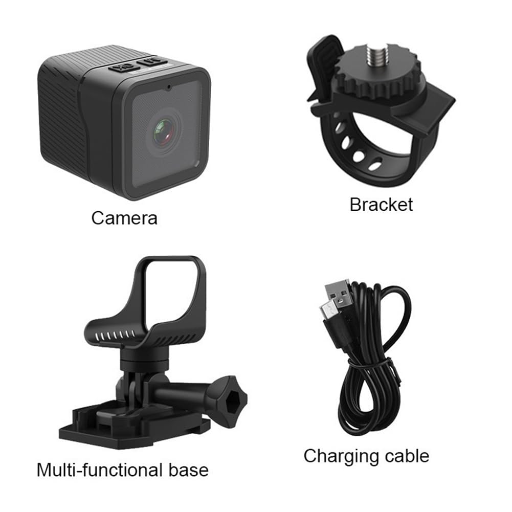 1080P HD WiFi Kamera mit Hotspot Tragbarer Motorrad Fahrrad Fahrrekorder Motion DV