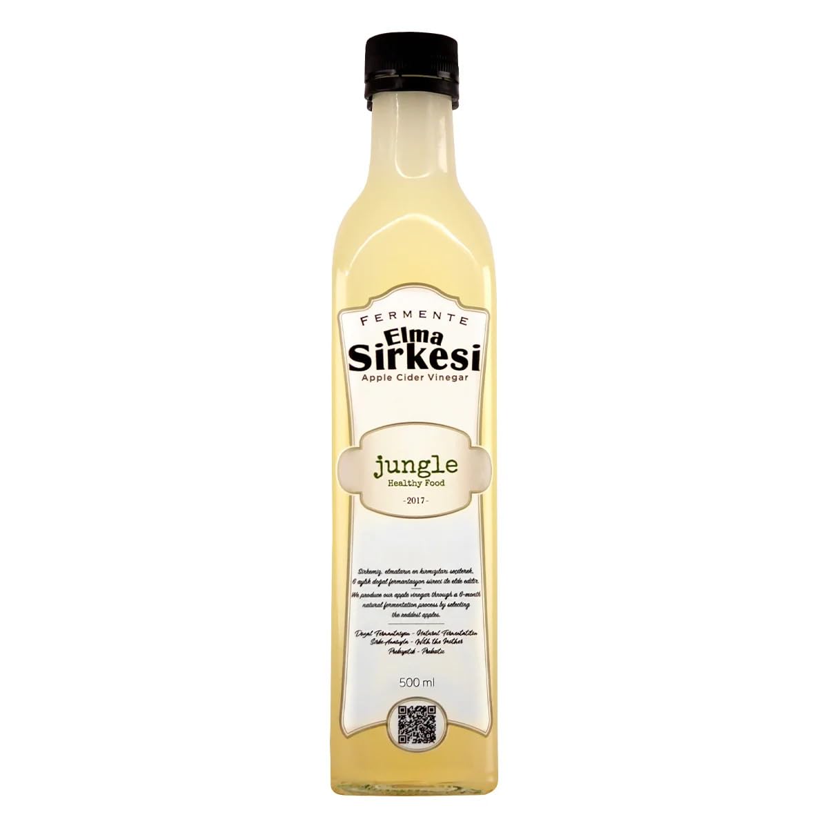 Jungle Healthy Food Fermente Elma Sirkesi