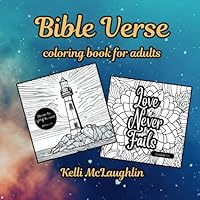 Inspirational Large Print Bible Coloring Verse for Teens, Adults, Women and Seniors, Relaxing and Motivational Scripture, 26 Intricate Pages to Color: ... Design, Flowers, Animals, and Lanscapes B0DF2LTF7V Book Cover