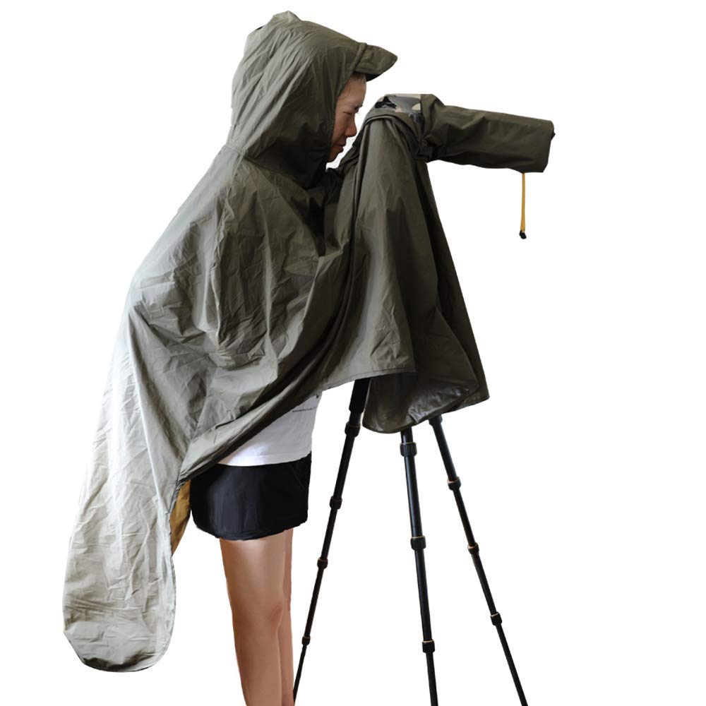 Protector de lluvia resistente al agua para cámaras DSLR con lente estándar o larga