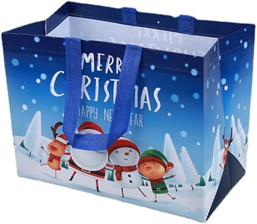 Miniatura 2 de 12 bolsas de regalo de Navidad, bolsas de papel, bolsas de regalo de Navidad con asas, bolsas de regalo de Navidad grandes a granel, regalos para