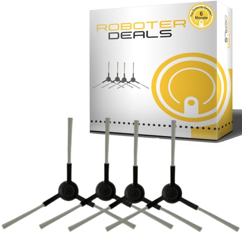 Ersatzteile kompatibel mit Xiaomi S20 Plus S20 Roboter-Staubsauger B108GL, Teile 1 Hauptbürste, 2 Seitenbürsten, 2 Filter, 4 Wischtuch