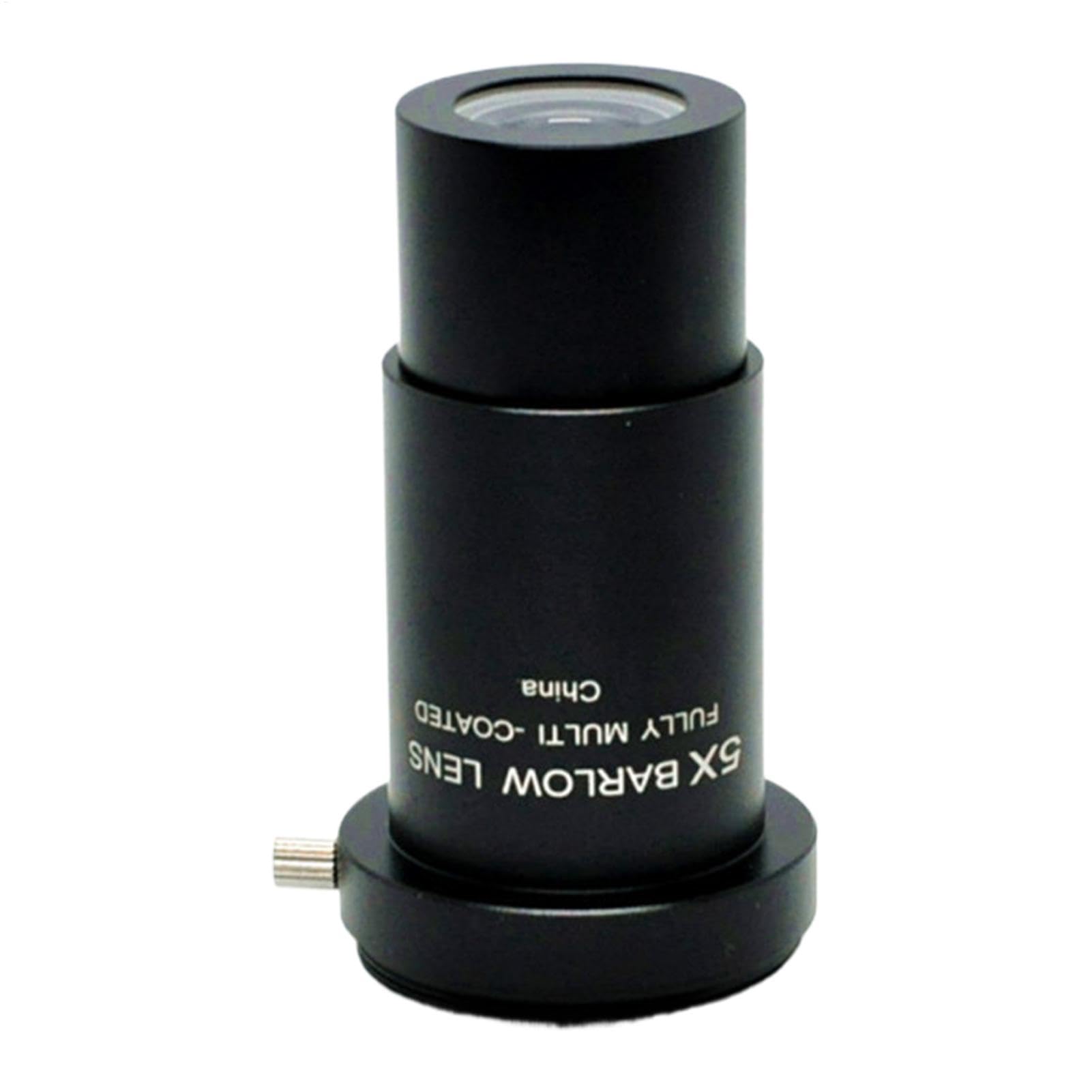 Lente Barlow 5X, 1.25 Ocular del telescopio,5X telescopio Ocular Achromatic Barlow Lens | Filtro de Luna de Metal con Interfaz de conexión de subproceso M42 para fotografía
