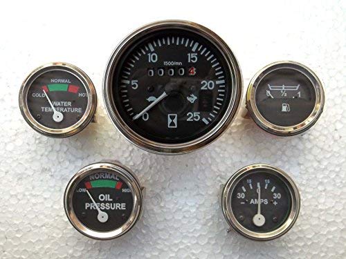 Kit de manómetro y tacómetro MF con doble indicador analógico para modelos MF35 a MF150 1