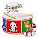 SCHMETTERLINE Tambor de madera para niños - Batería premium para niños y niñas a partir de 3 anos - Instrumento musical de percusión con librito y pulsera de cascabeles