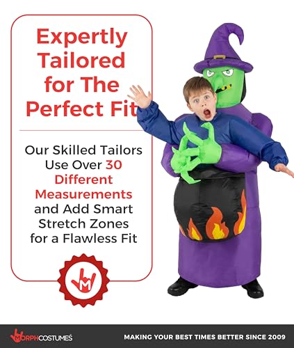 Disfraz Inflable de Bruja para Niños y Niñas miniatura 4