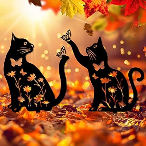 Décoration de Jardin pour Chat YiYa Cover