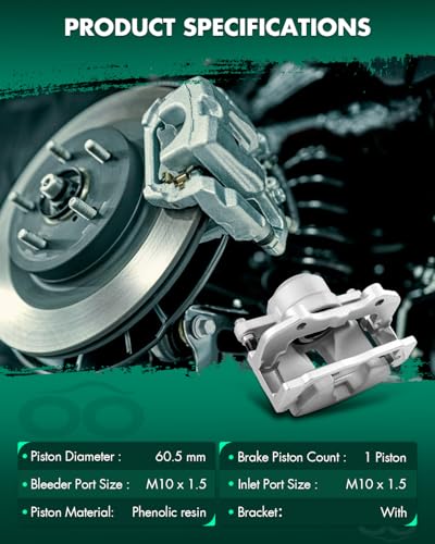 Image of SCITOO 18B4969A 18B4968A Front Brake Calipers Fit For Chrysler For 300 2012-2021,For Dodge For Challenger 2012-2021,For Dodge For Charger 2012-2021, Disc Brake Caliper Assemblies,2PCS