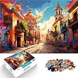 Puzzle para adultos de 1000 piezas Sevilla el puzle 26 x 38 cm exigente para completar pero divertido y humorístico para niños a partir de 14 años