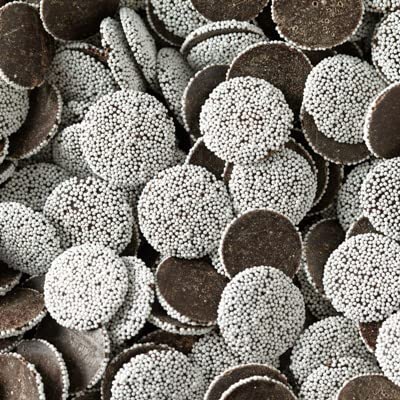 Miniatura 2 de Bayside Candy Regular Nonpareils Chocolate negro  Caramelo de chispas de chocolate francés  Nonpareils de chocolate negro  Discos de chocolate