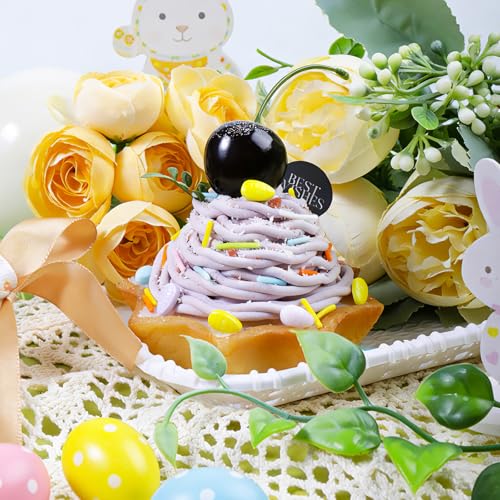 Image of Easter Sprinkles Edible,130g /4.6oz Pastel Sprinkles for Cake Decorating with Easter Egg Carrot Bunny Jimmies and Nonpareils in 5-Cell, Ice Cream, Donuts, Macaron Toppings Supplies