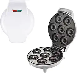 Waffle MáQuina 110, MáQuina de Waffles Em Formato de Coração, Fácil de Limpar e Perfeita para o Café Da Manhã(branco 1)