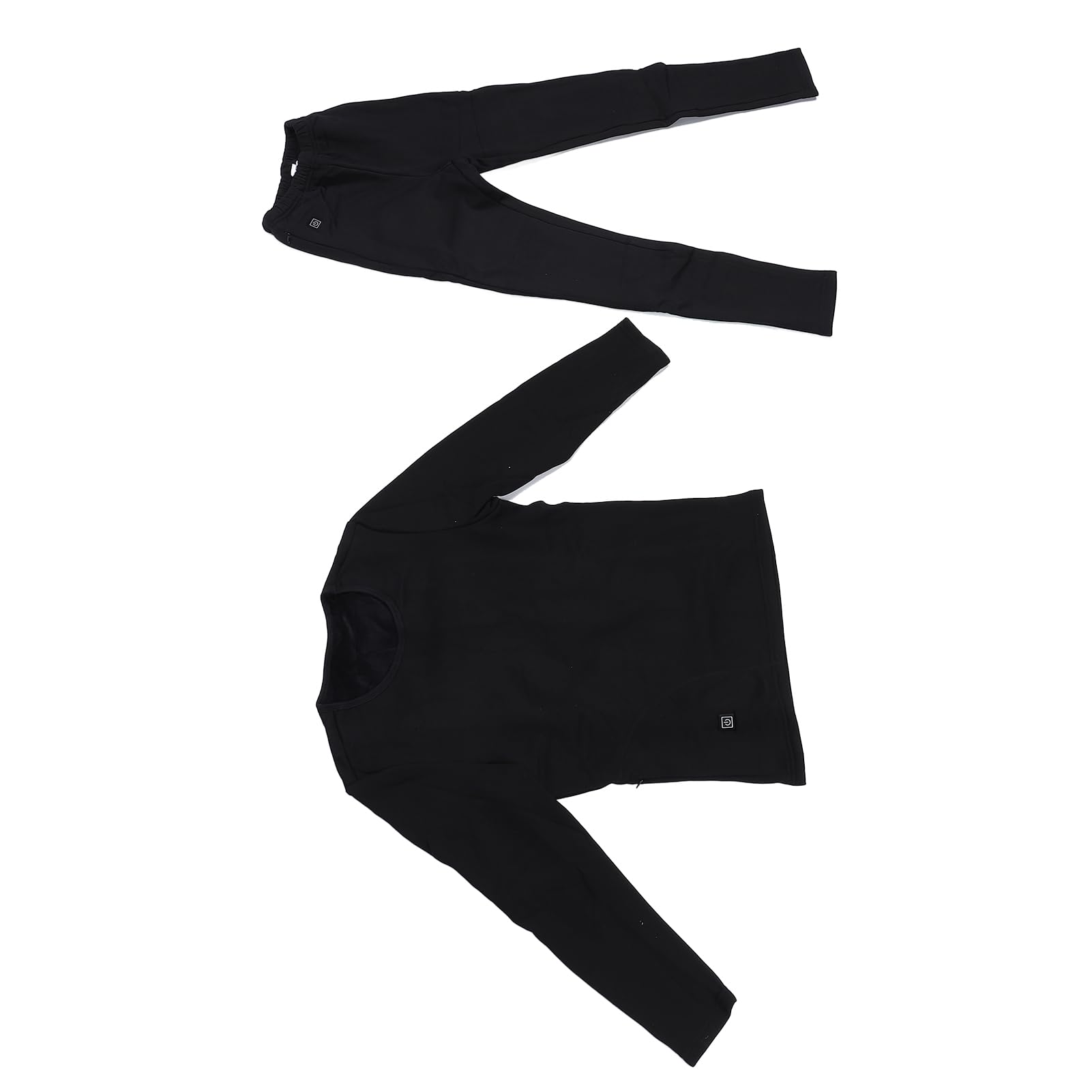 Ropa Interior con Calefacción Eléctrica, Conjunto de Ropa Interior Térmica de Fibra Calefactora, 5 V, 3 Niveles de Calor de 95 a 140 F, Capa Base de Invierno Lavable para Esquiar, Senderismo,