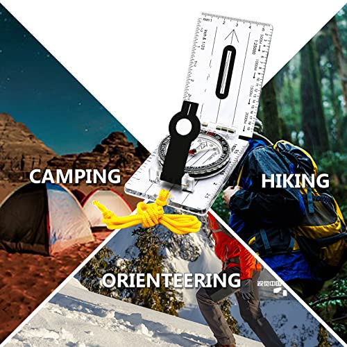 Brújula portátil para senderismo y camping COYOUCO miniatura 3