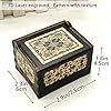 Micteney The Lord of the Rings Music box Antique Carved Wooden music box,Play the Lord of the Rings theme song Clockwork-driven (Lord of the Rings) #4