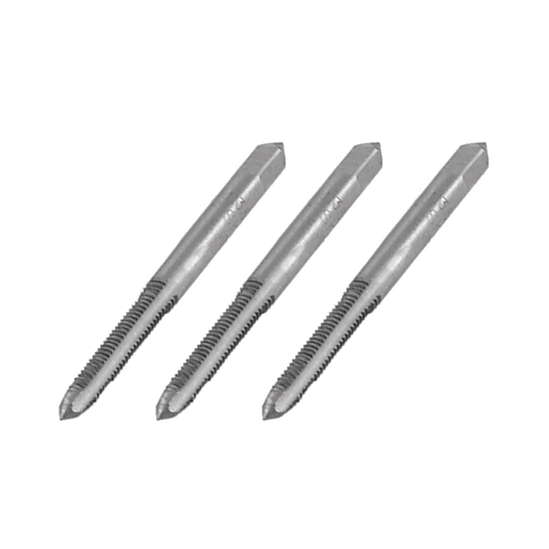 Aexit 3 Pcs Taps & Dies 3.5mm Flute Diameter 1mm Pitch Taper and Sets Metric Tap