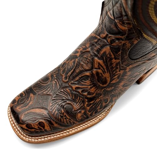 Men's Square Toe Dress Cowboy Western Boot4