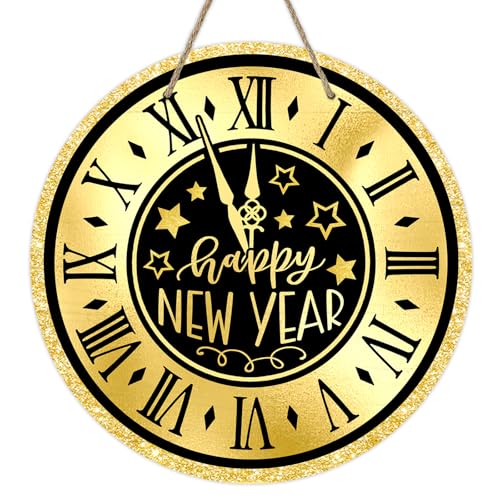 Deroro-Happy-New-Year-2025-Clock-Front-Door-Sign-Black-Gold-Celebration-Wood-Door-Hanger-Outdoor-Outside-Porch-Decor-Golden-Christmas-Winter-Party-Wooden-Wreath-Indoor-Wall-Hanging-Decoration Deroro Happy New Year 2025 Clock Front Door Sign Black Gold Celebration Wood Door Hanger Outdoor Outside Porch Decor Golden Christmas Winter Party Wooden Wreath Indoor Wall Hanging Decoration