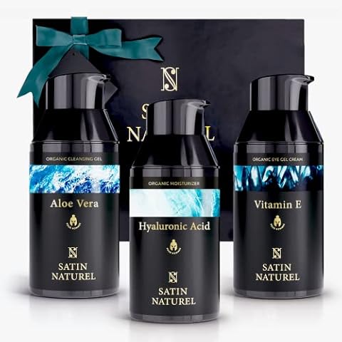 Set Contorno de Ojos y Piel ORGÁNICO Hombre 3x30ml Cover