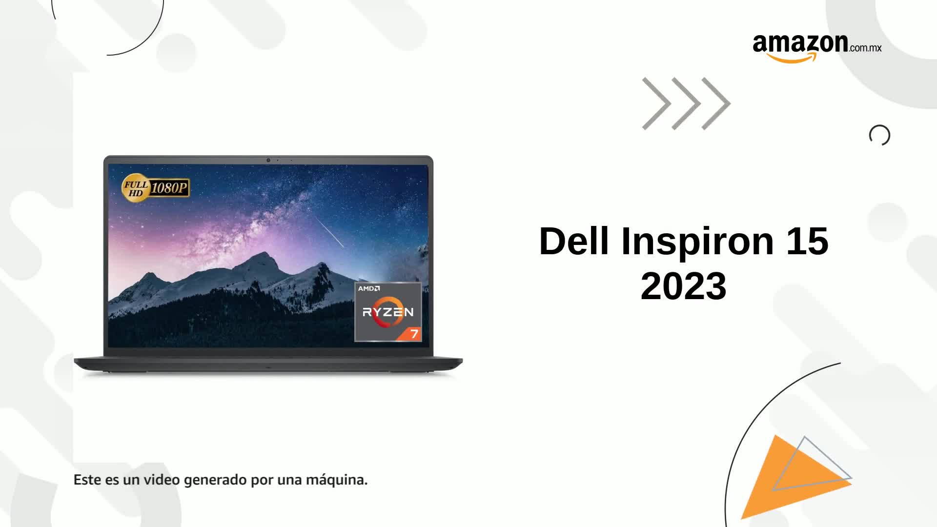 Dell Inspiron 15 Laptop 2023, visualización FHD de 15.6 pulgadas