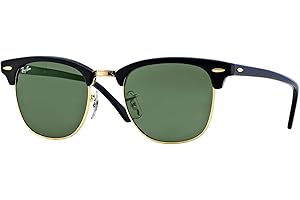 Men's and Women's Sunglasses, Rayban RB3016 Clubmaster Design, plus iWear Eyewear Cleaning Kit
