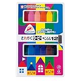 サクラクレパス さんかくクーピーペンシル 12色 FYL12