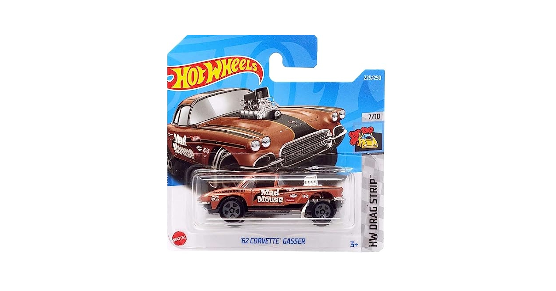 Amazon.com: Hot Wheels 2022 - '62 Corvette Gasser - HW Drag