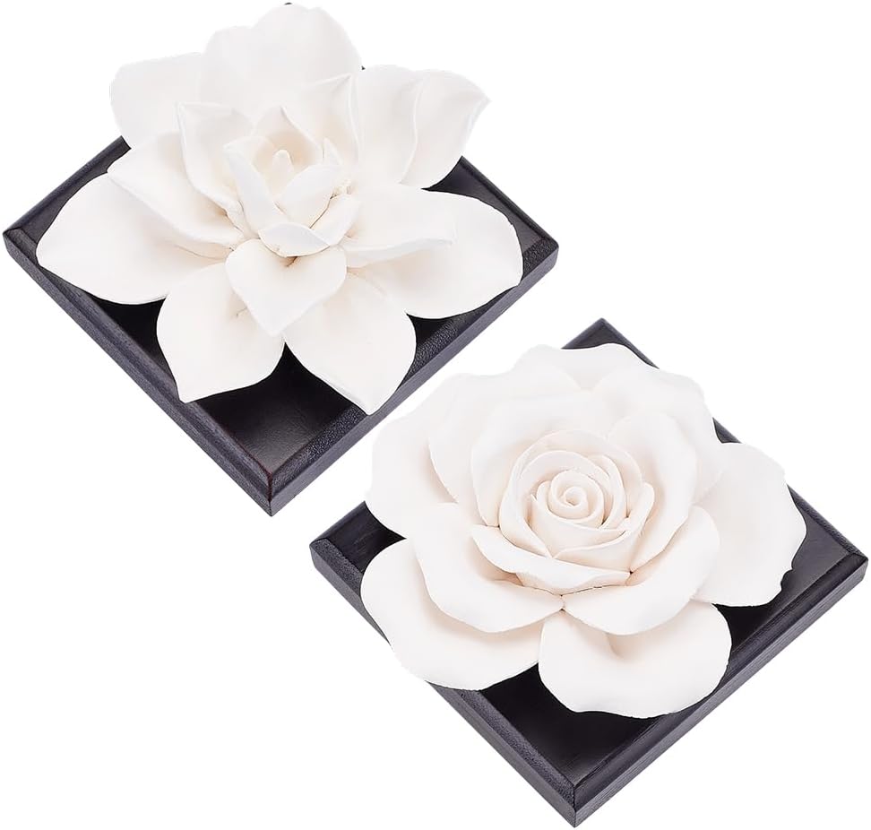 Difusor de Aromas INFUNLY Cerámico Blanco 2 Piezas