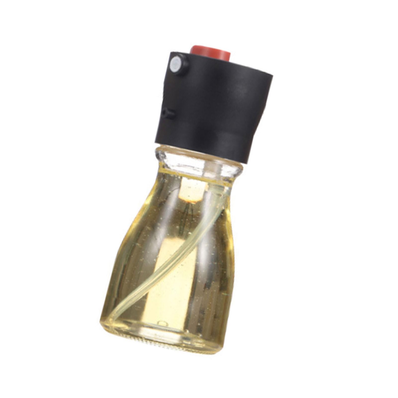 Xjdzineq Glass Oil Dispenser Bottle Two-Function Pour Tip 2 in 1 Clear Sprayer Container Leak Proof for Cooking Use Measurement Bottle